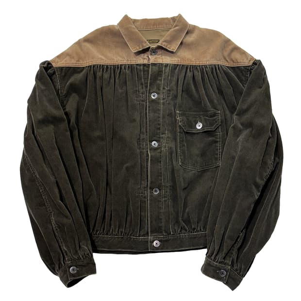 캐피탈 코듀로이 2Tone 집시 자켓 브라운