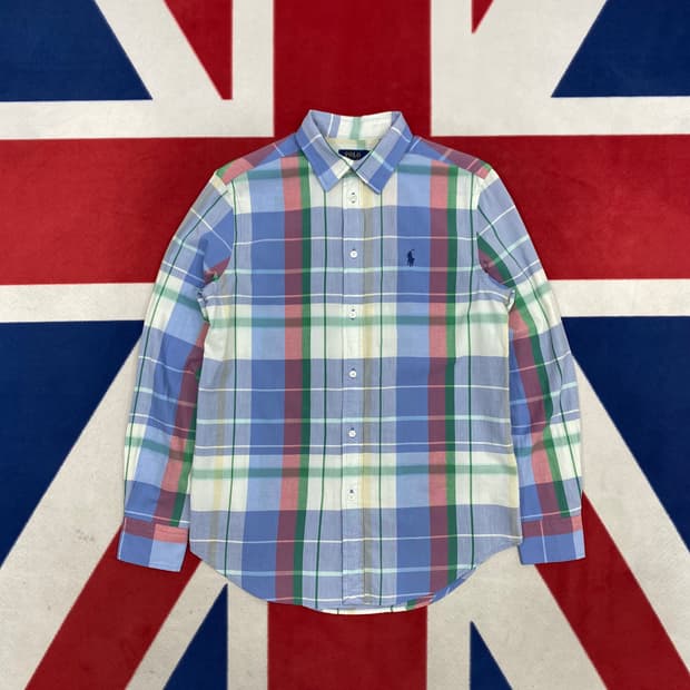 폴로 체크 셔츠 XS 