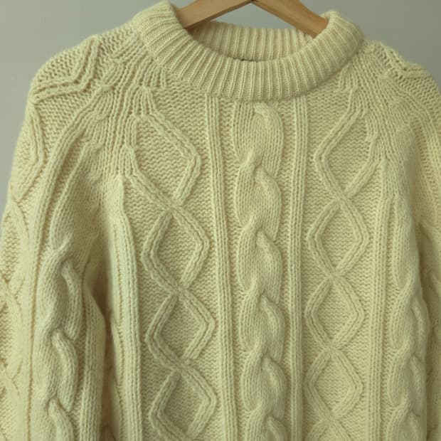 Giovanni 울100% 케이블 니트