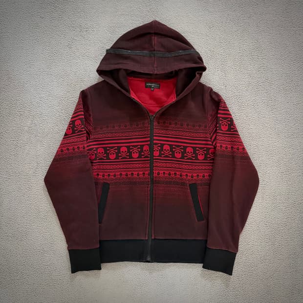 In the attic skull hoodie