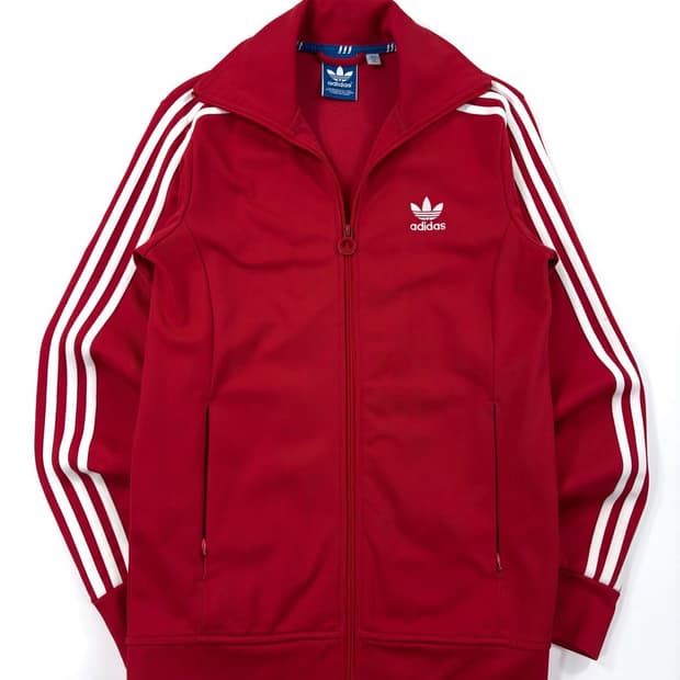 아디다스 여성 레드 유로파 져지 