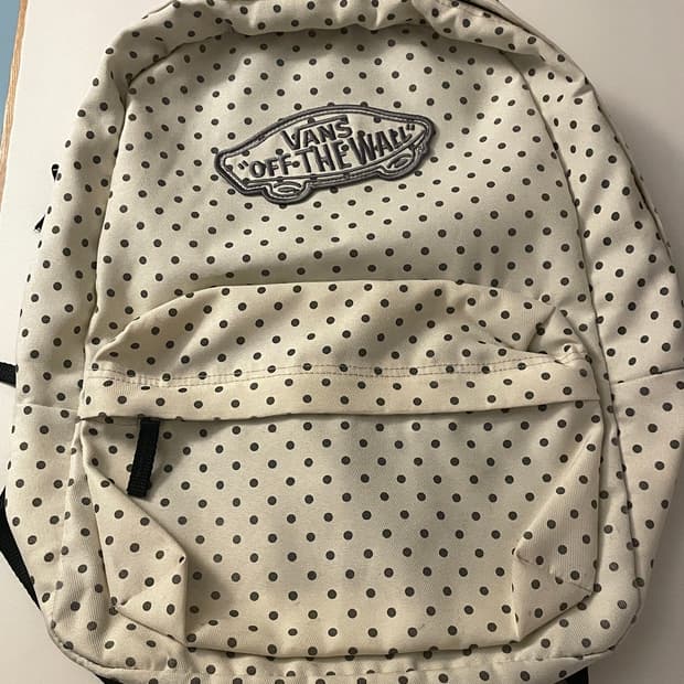 반스 도트 땡땡이 백팩 가방