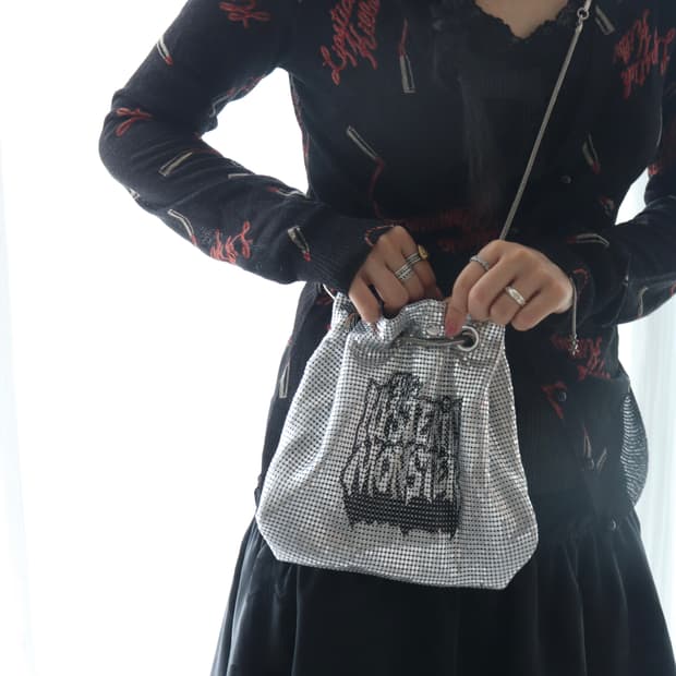 [Hysteric Glamour] Silver Metal Mesh Bag