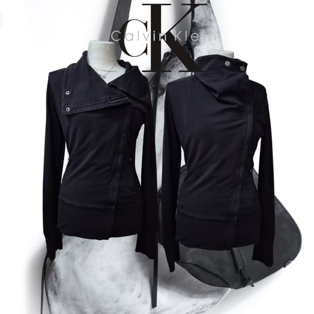 Calvin Klein high necked zip-up