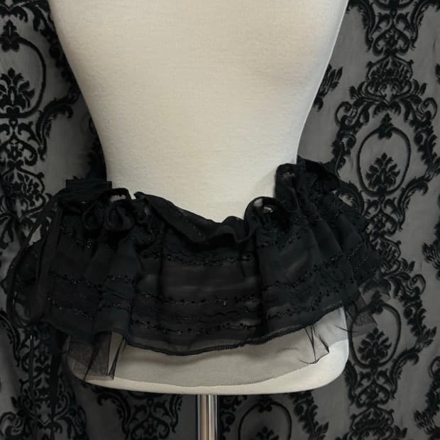 레이스 레이어드 캉캉 벨트