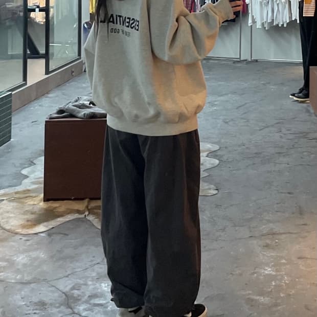 피어 오브 갓 에센셜 오트밀 후드티 H605