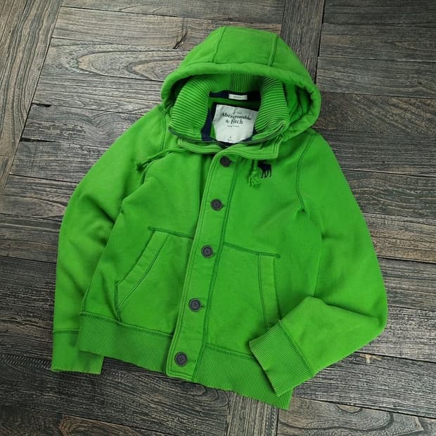 [아베크롬비] 버튼 후드 집업 M18526