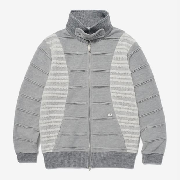 허그유어스킨 플립 니트 집업