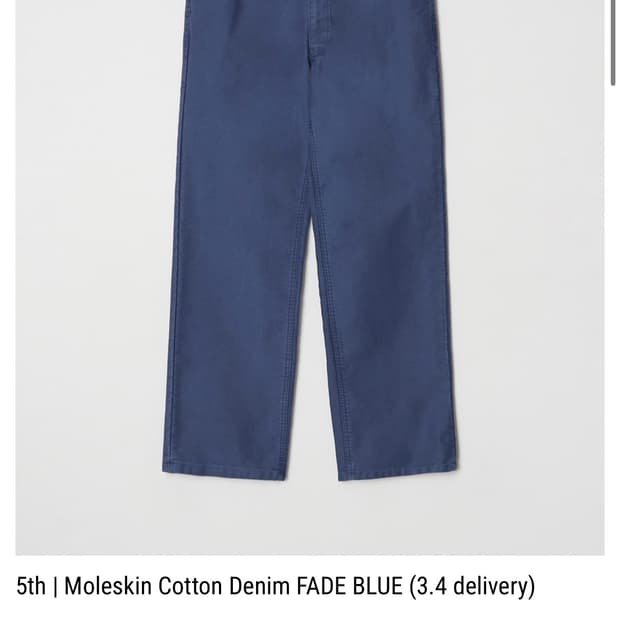 파세르 몰스킨 데님 M