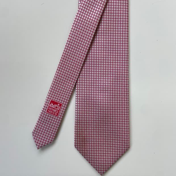 에르메스(HERMES) H 모노그램 명품 정품 넥타이