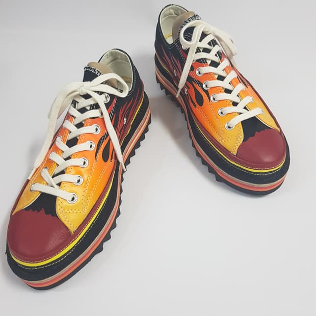 컨버스 플레임 아웃솔커스텀 