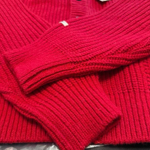 렉토 청키 울 가디건 M