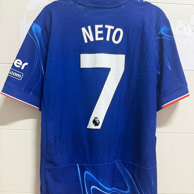 첼시 24/25 어센틱 유니폼 페드로 네투 (정품,스탬포드 브릿지 구매)