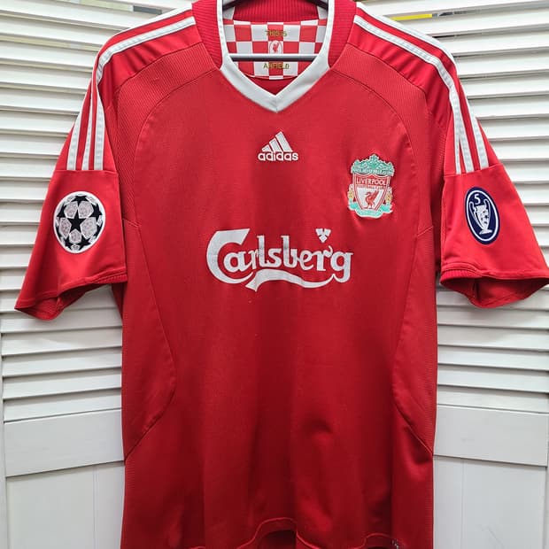 리버풀 08-10 제라드 아디다스 챔스 유니폼