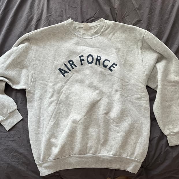M 에어포스 미공군 스웻셔츠 맨투맨 빈티지 밀리터리