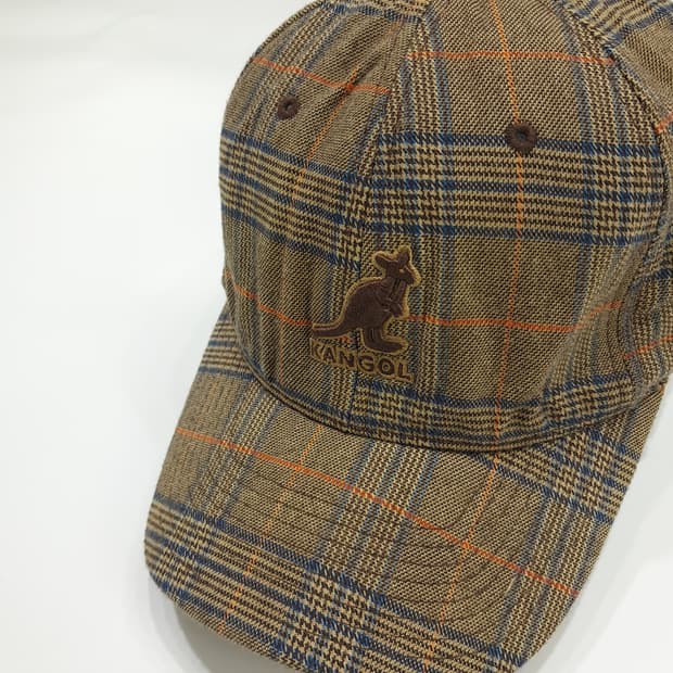 캉골 Plaid Flexfit 볼캡 P1886