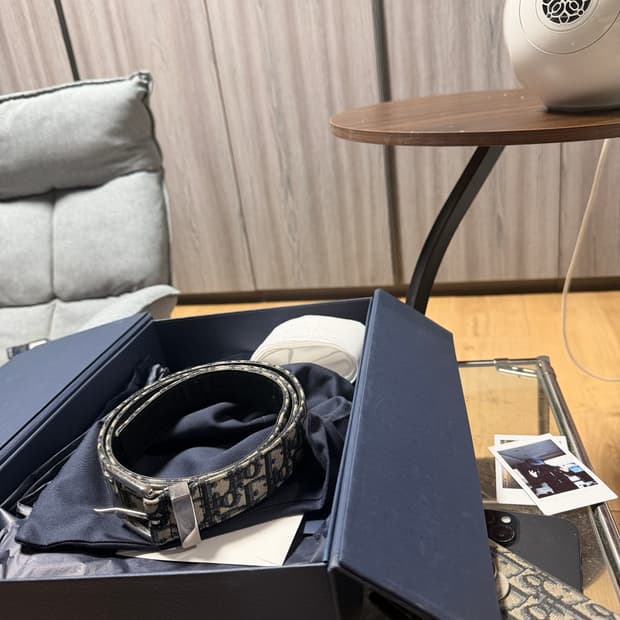 디올 오블리크 벨트 110사이즈