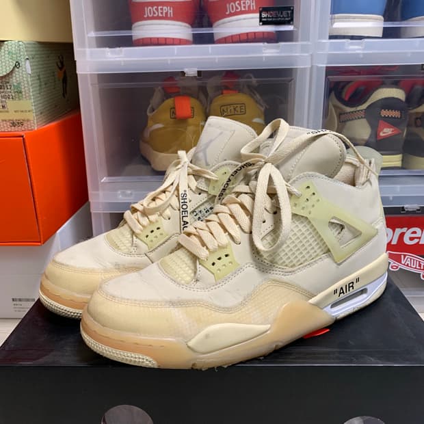 [w290][m285]나이키 오프화이트 조던4 세일