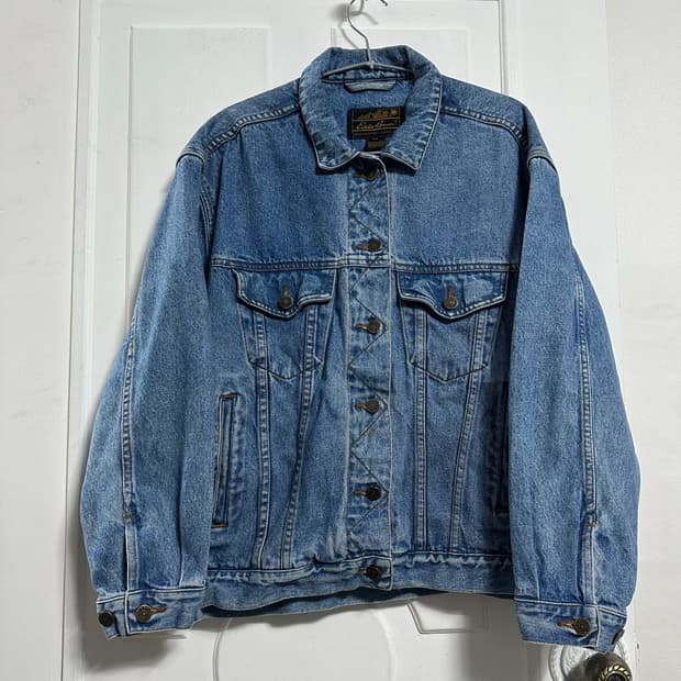 에디바우어 데님 트러커자켓