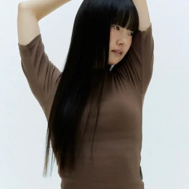 무브웜 소프트 슬림 탑 - 브라운 스몰 사이즈