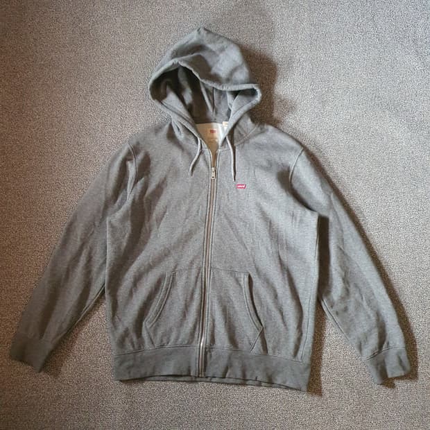 리바이스 후드 집업