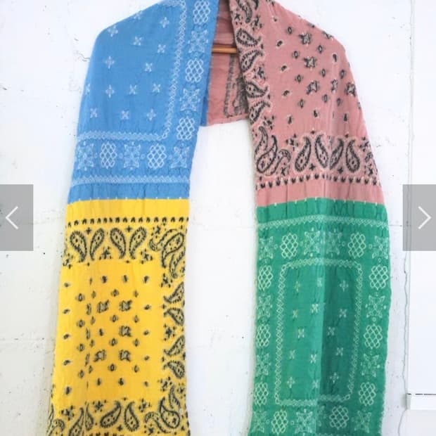 캐피탈 / 축융 울 반다나 머플러 