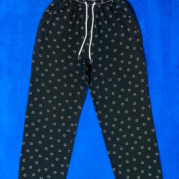 MINJIENA 민지에나 스마일 조거팬츠 블랙