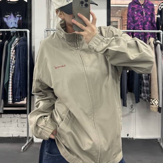 리바이스 스몰로고 코튼 자켓