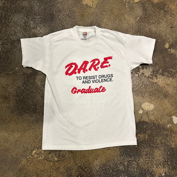 빈티지 90s Dare 티셔츠 