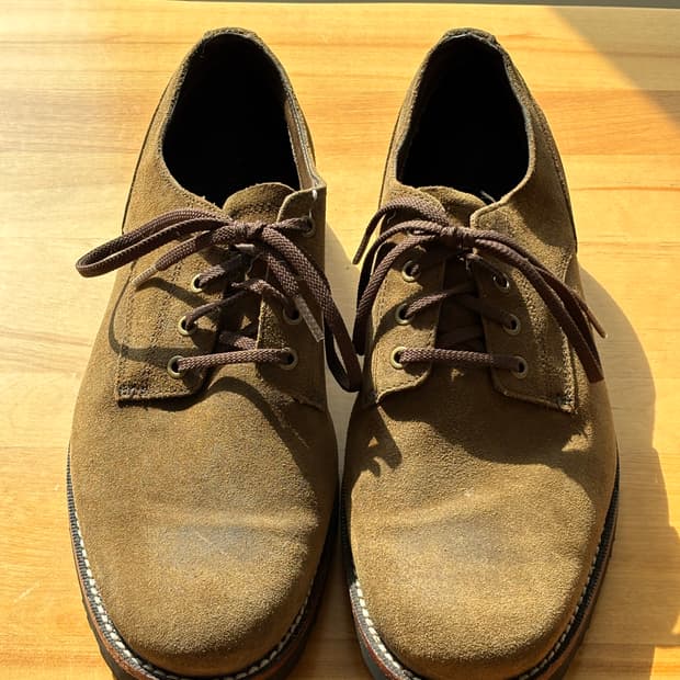 Vintage Timberland 브라운 스웨이드 더비 US8.5/265