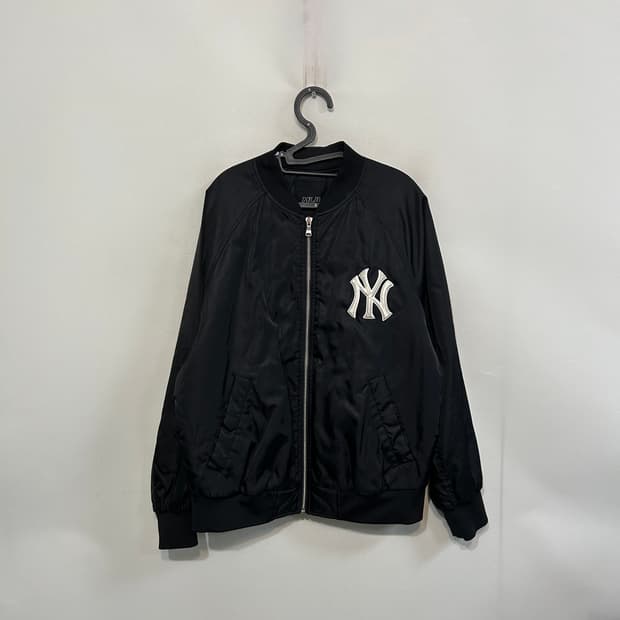 MLB 항공점퍼 블랙 봄버 자켓 95 남성