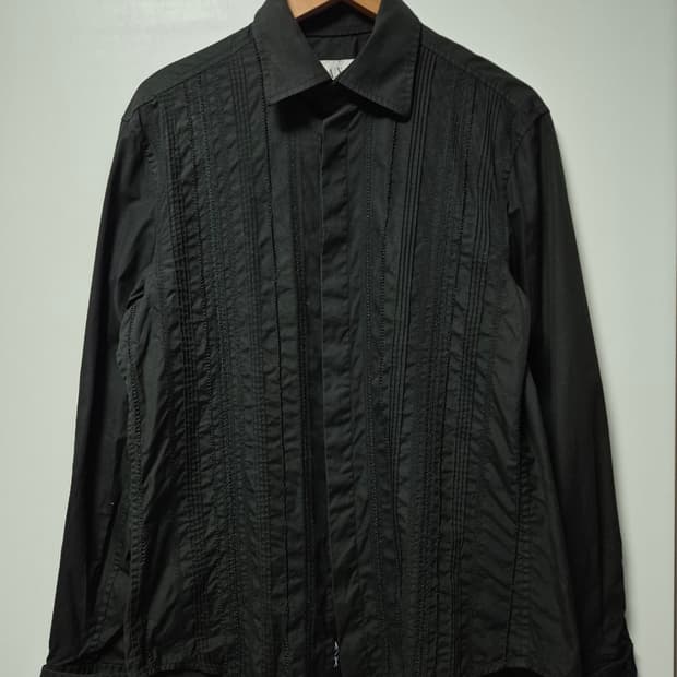 아르마니 익스체인지 고딕 커프스 셔츠 블랙 남성 95~100사이즈