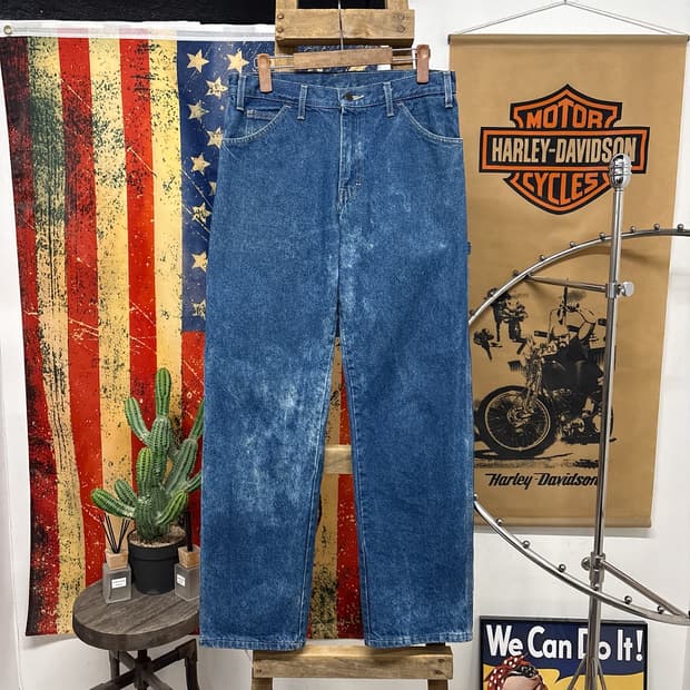 디키즈 빈티지 페이딩 카펜터 워크 데님팬츠 N1039  