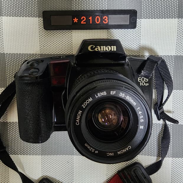 캐논 EOS 10 QD 필름카메라 35~80 줌렌즈