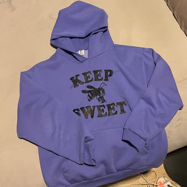 컬렉트 피시스 keep sweet 후드티 퍼플 L