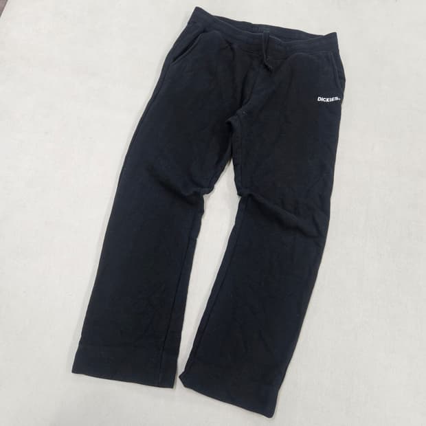 L 디키즈 블랙 밴딩 트레이닝 팬츠 0609Y
