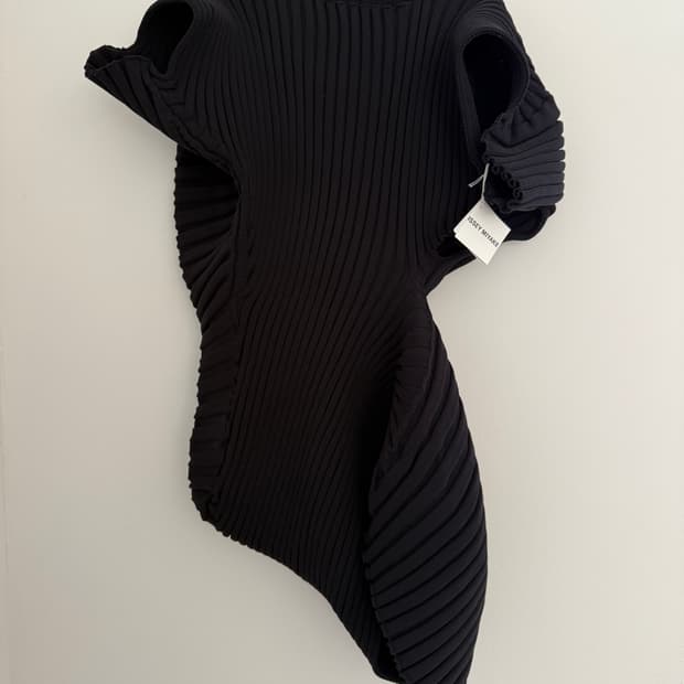 issey miyake as it is top 니트