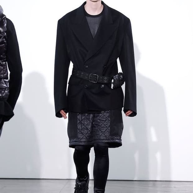 준야와타나베 맨 23FW 울 캐시미어 더블 자켓 블랙 s