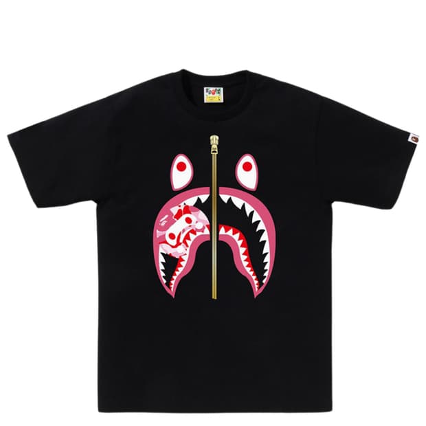 ABC CAMO MILO SHARK TEE 베이프 티셔츠