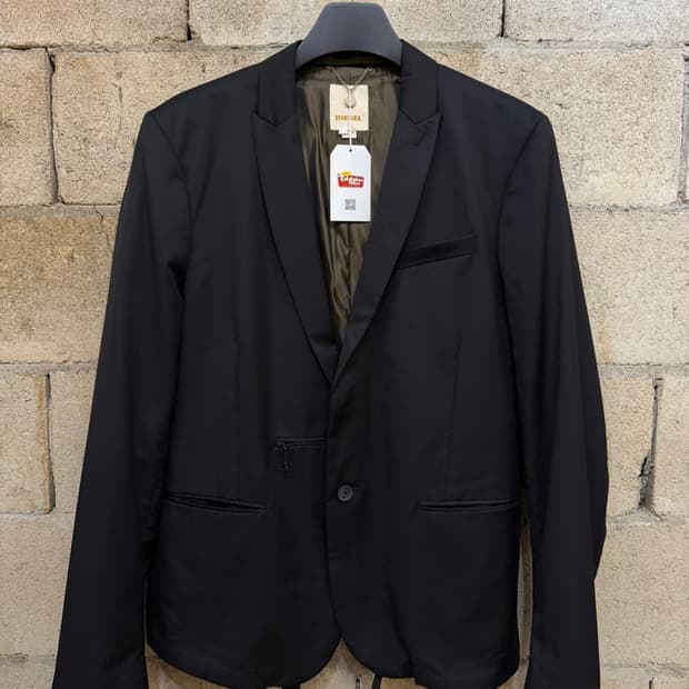 디젤 원버튼 블레이져 자켓 