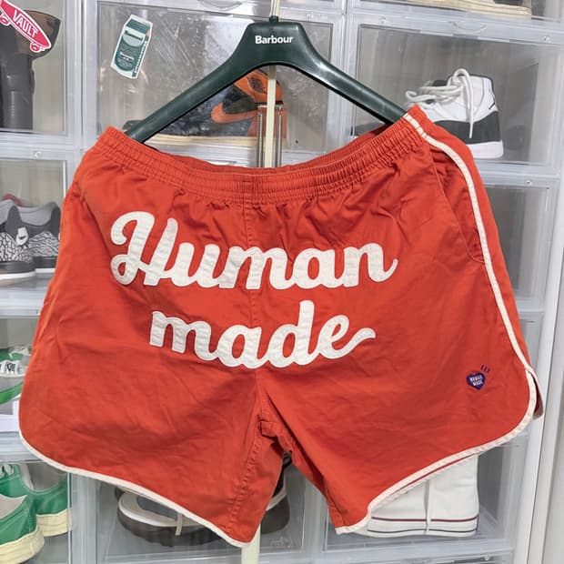 XL) 휴먼메이드 게임 쇼츠 오렌지