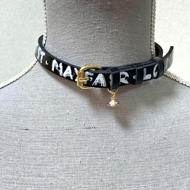Vivienne Westwood Bristol leather choker