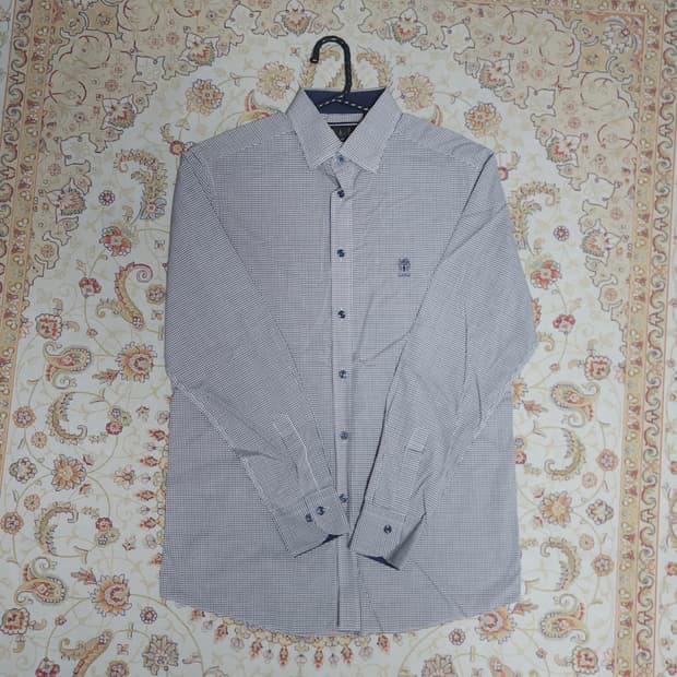 닥스 코튼 체크 셔츠 100