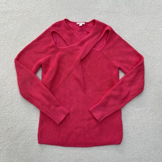 XS 코스 여성 크로스 니트 0311M