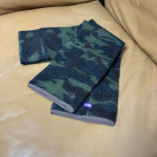 나나미카 노스페이스 퍼플라벨 우드랜드 카모 머플러 목도리 (Camo)