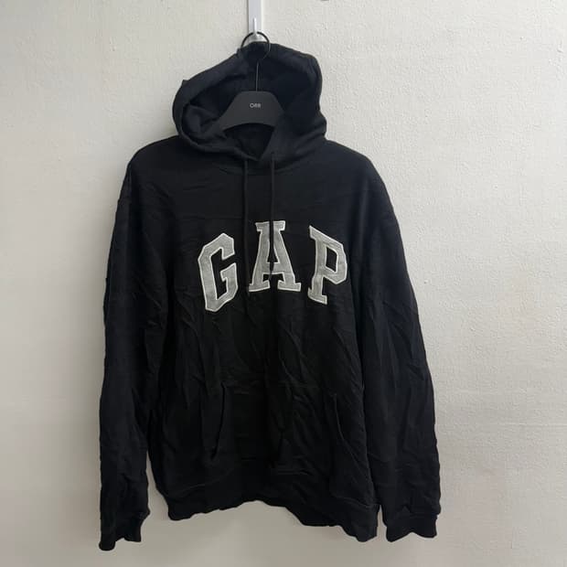GAP 갭 블랙 후드티 (L)