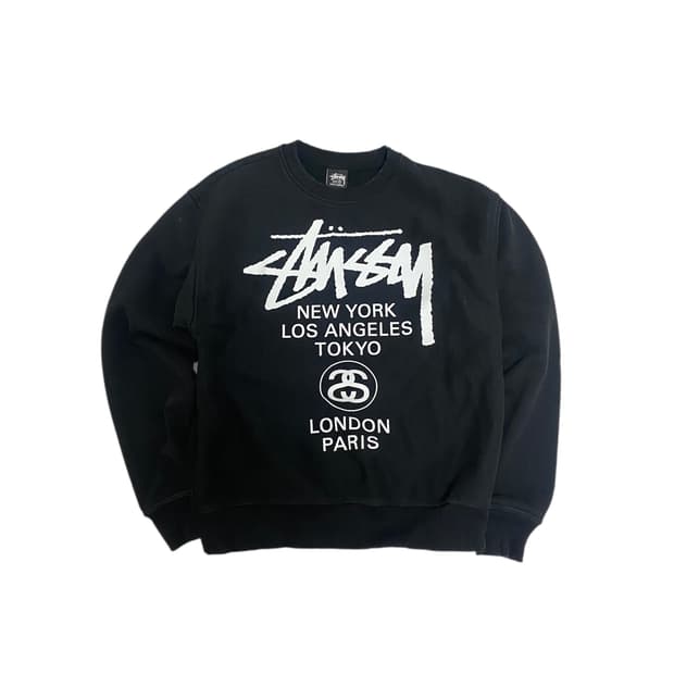 스투시 월드투어 크루넥 M