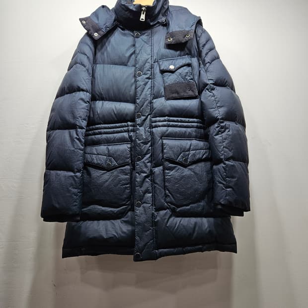 지이크(SIEG) 남성 후드 오리털 패딩 105