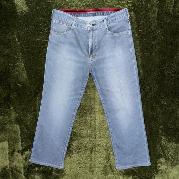 [XL] 에드윈 저지 빈티지 워싱 MADE IN JAPAN 팬츠 인디고