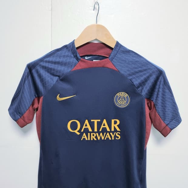 주니어 나이키 PSG 23-24 파리 생제르맹 스트라이트 탑 축구복